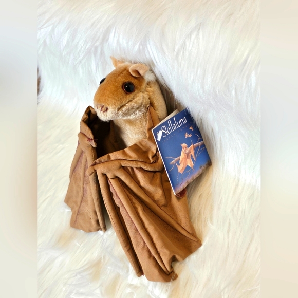 NEW VINTAGE RARE Stellaluna Velcro Wings 1994 Janell Cannon Book Character - Picture 12 of 14